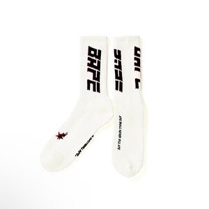 NWT A Bathing Ape (BAPE) Logo Socks